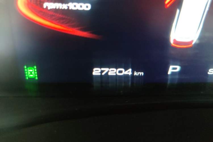 Used Haval F7 2020 1.5T Two-Wheel Drive iCool Odometer Close Up
