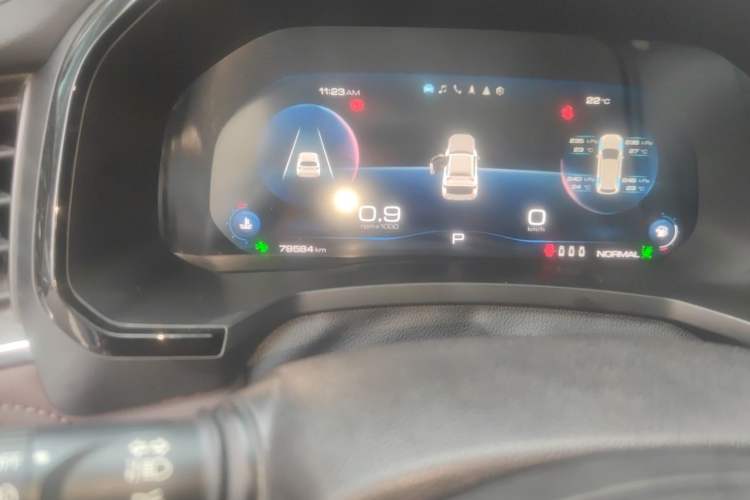 Used Haval F7 2020 1.5T Two-Wheel Drive i-Trend Odometer Close Up