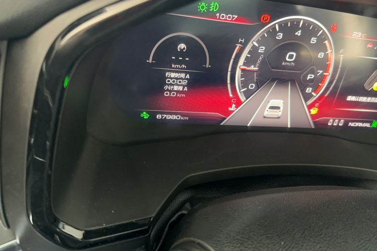 Used Haval F7 2021 2.0T All-Wheel Drive iJoy Odometer Close Up