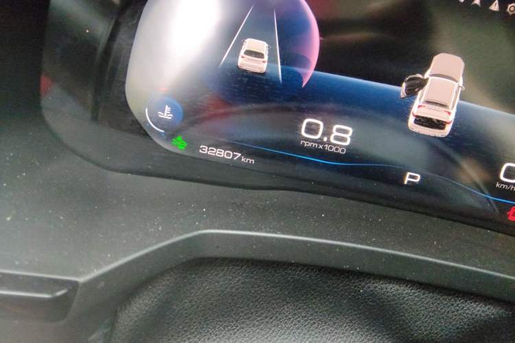 Used Haval F7 2021 1.5T Two-Wheel Drive i-Trend Odometer Close Up