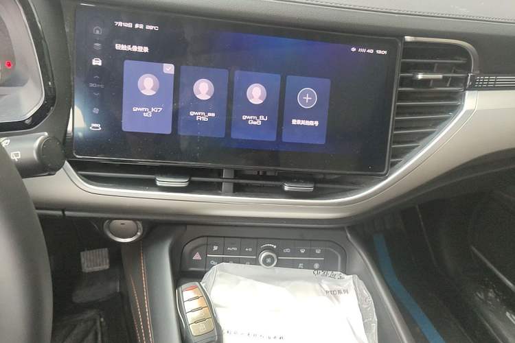 Used Haval F7 2021 1.5T Two-Wheel Drive i-Type Audio And AC Panel