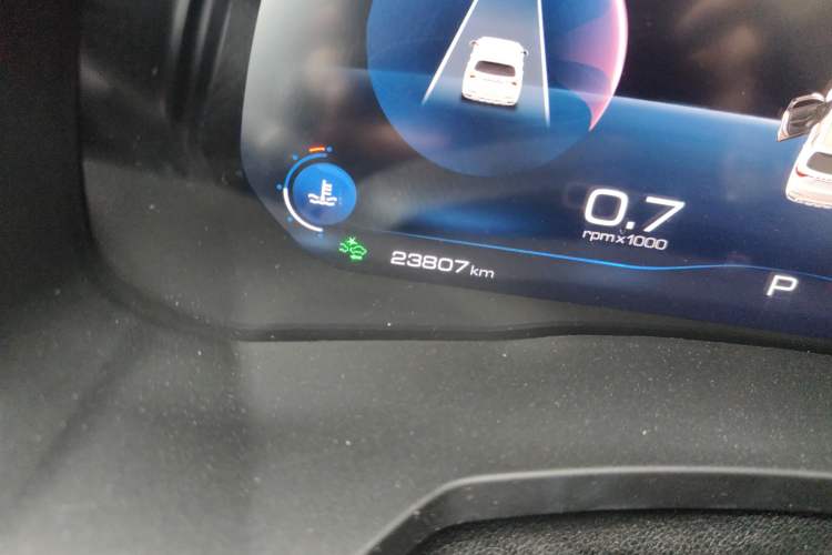 Used Haval F7 2021 2.0T Two-Wheel Drive i-Van Odometer Close Up