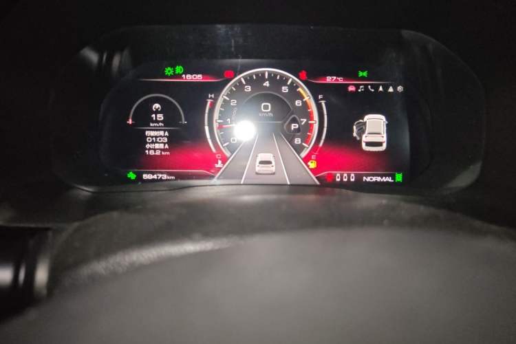 Used Haval F7 2021 1.5T Two-Wheel Drive i-Trend Odometer Close Up