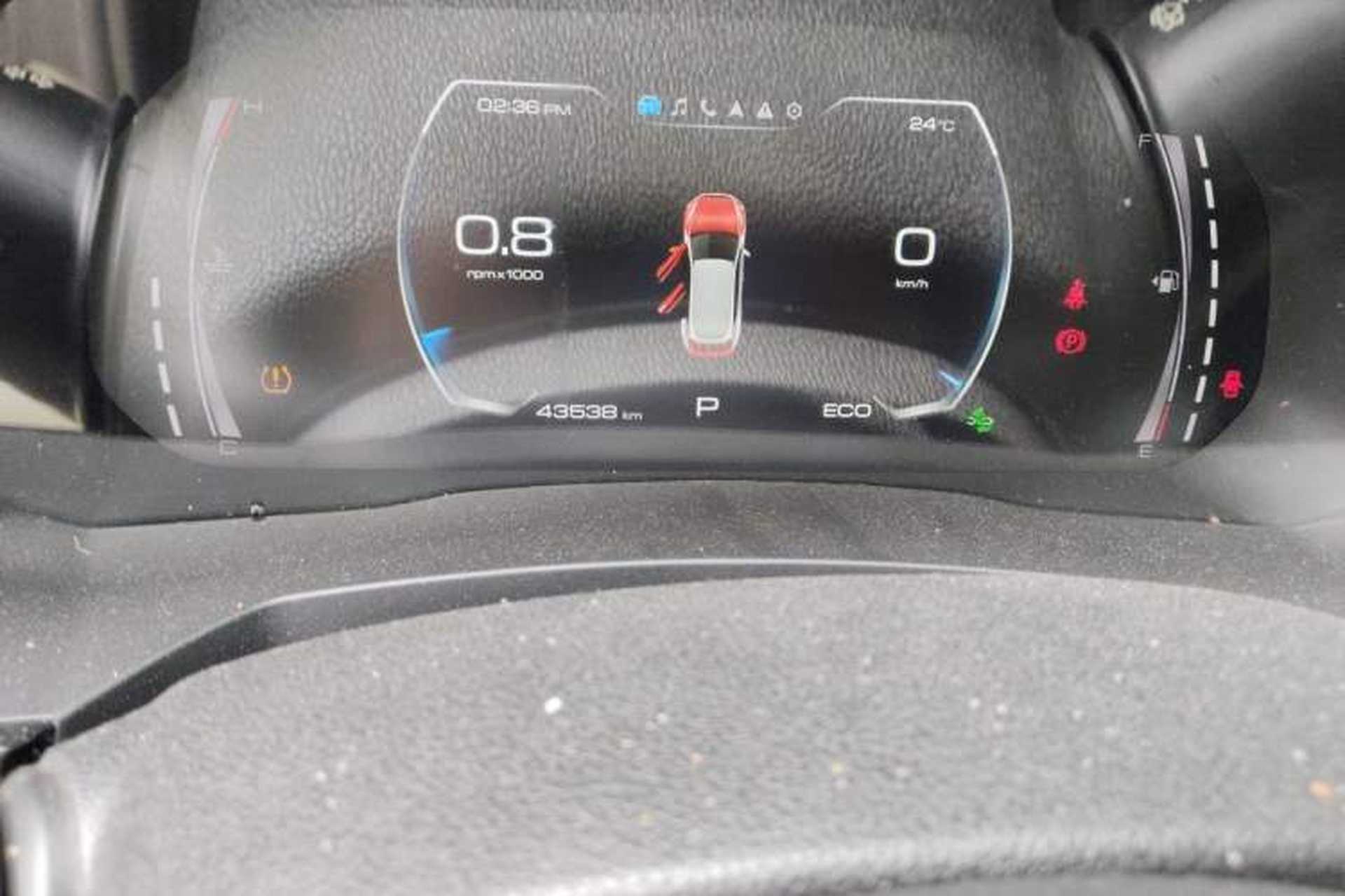 Used Haval F7 2021 1.5T Two-Wheel Drive i-Type Odometer Close Up