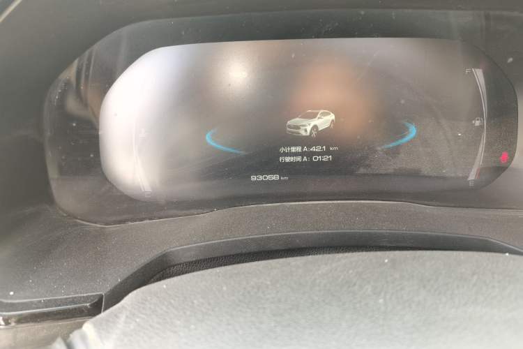 Used Haval F7 2021 1.5T Two-Wheel Drive i-Type Odometer Close Up