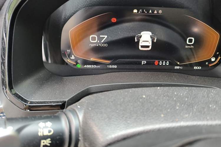 Used Haval F7 2021 2.0T All-Wheel Drive iJoy Odometer Close Up