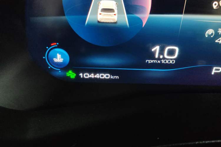 Used Haval F7 2021 2.0T Two-Wheel Drive i-Van Odometer Close Up