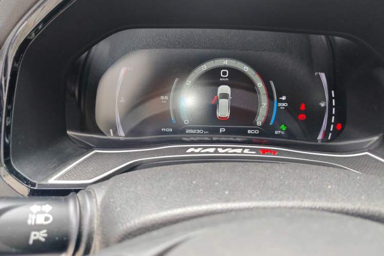 Used Haval F7 2021 1.5T Two-Wheel Drive i-Type Odometer Close Up