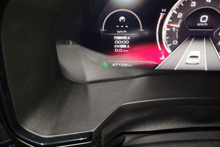 Used Haval F7 2021 1.5T Two-Wheel Drive i-Trend Odometer Close Up
