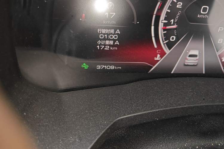Used Haval F7x 2021 2.0T Two-Wheel Drive Intelligent Technology Edition Odometer Close Up