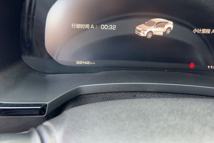 Used Haval F7x 2021 1.5T Two-Wheel Drive Smart Technology Edition Odometer Close Up