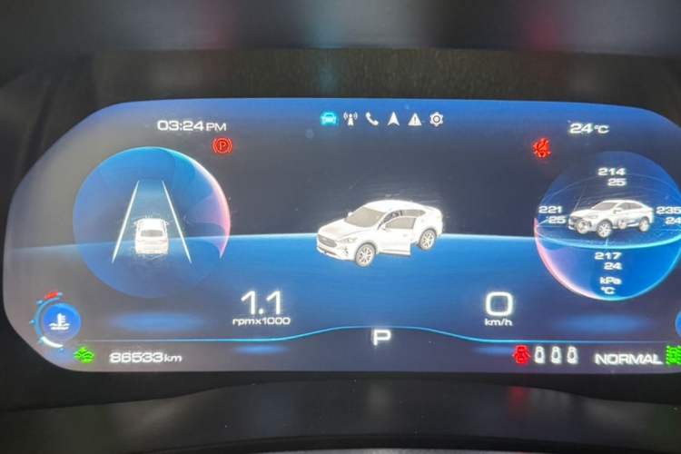 Used Haval F7x 2019 1.5T Two-Wheel Drive Intelligent Technology Edition Odometer Close Up