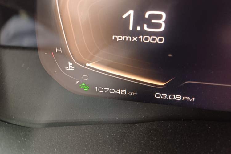 Used Haval F7x 2019 2.0T Two-Wheel Drive Intelligent Technology Edition Odometer Close Up