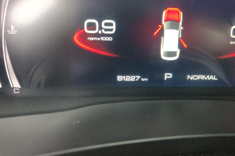 Used Haval F7x 2019 1.5T Two-Wheel Drive Smart & Trendy Edition Odometer Close Up