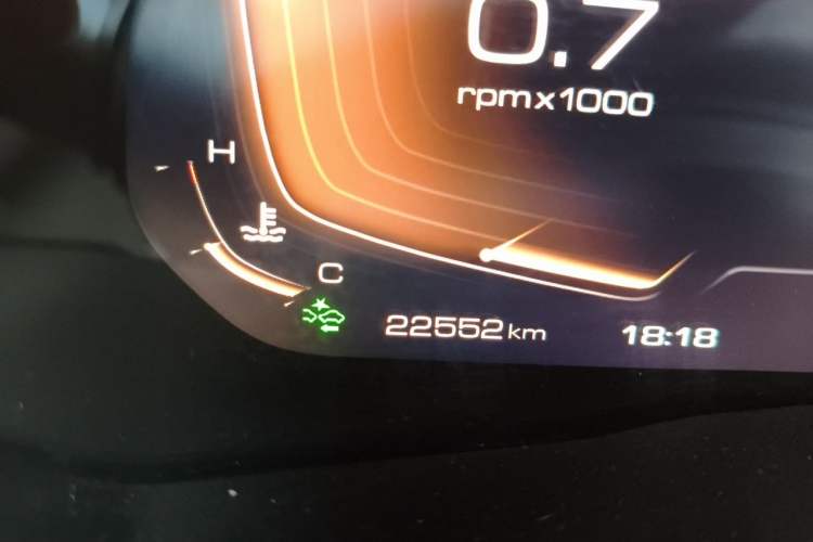 Used Haval F7x 2019 2.0T Two-Wheel Drive Intelligent Technology Edition Odometer Close Up