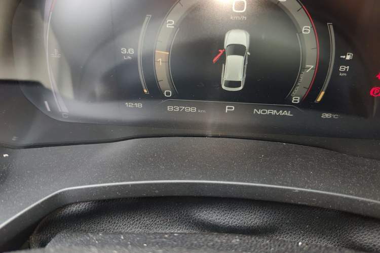 Used Haval F7x 2019 1.5T Two-Wheel Drive Smart & Trendy Edition Odometer Close Up