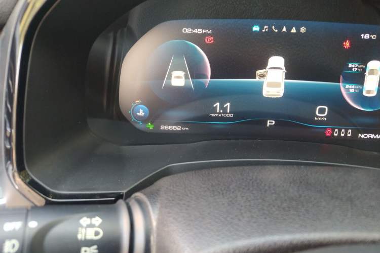 Used Haval F7x 2019 2.0T Two-Wheel Drive Intelligent Technology Edition Odometer Close Up