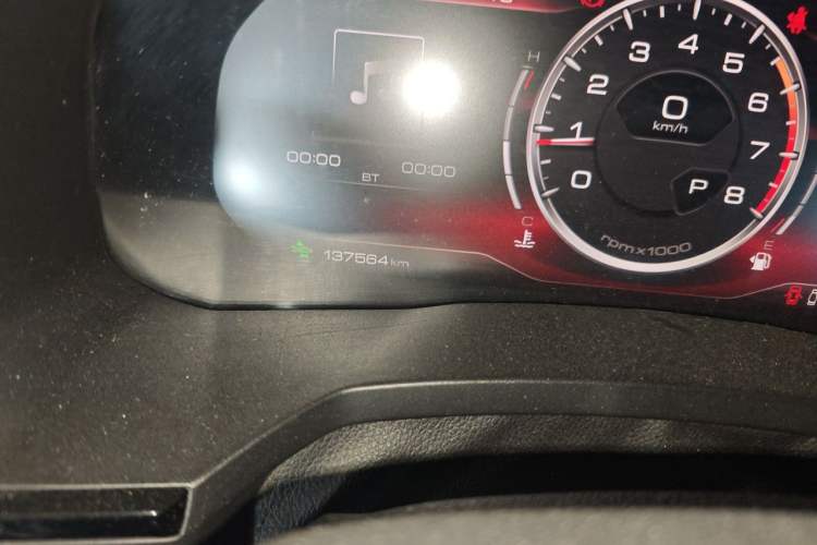 Used Haval F7x 2019 2.0T Two-Wheel Drive Intelligent Technology Edition Odometer Close Up