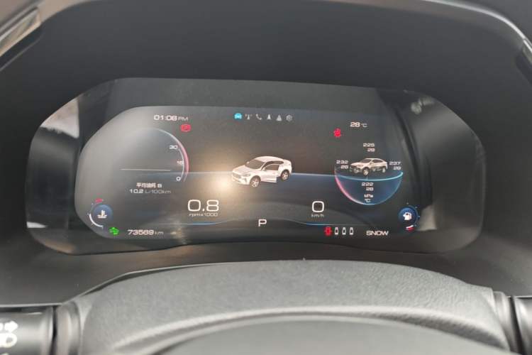 Used Haval F7x 2019 1.5T Two-Wheel Drive Intelligent Technology Edition Instrument Cluster
