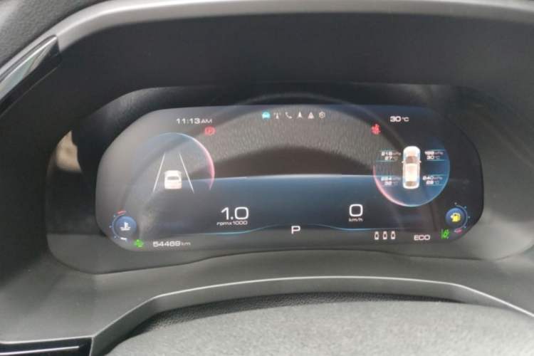 Used Haval F7x 2019 1.5T Two-Wheel Drive Intelligent Technology Edition Odometer Close Up