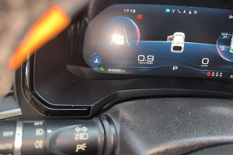 Used Haval F7x 2019 2.0T Two-Wheel Drive Intelligent Technology Edition Odometer Close Up