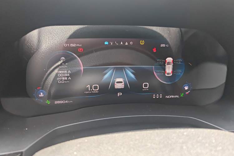 Used Haval F7x 2019 1.5T Two-Wheel Drive Intelligent Technology Edition Instrument Cluster
