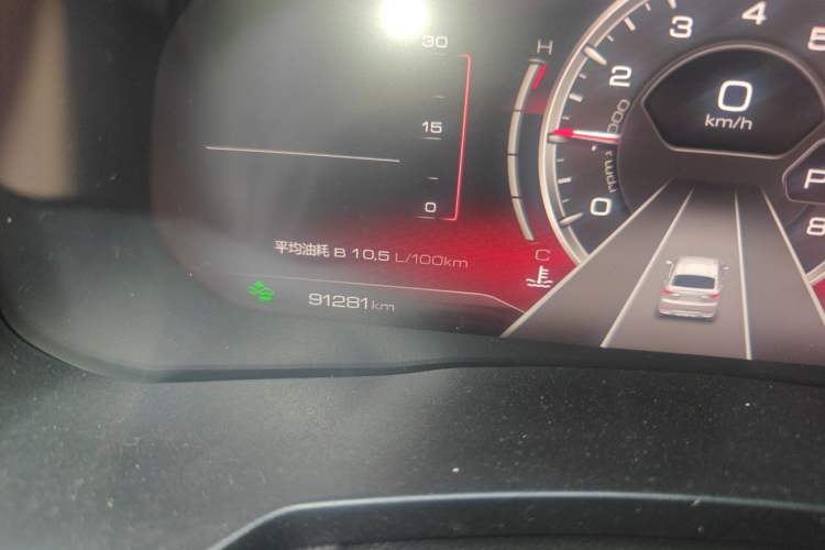 Used Haval F7x 2019 2.0T Two-Wheel Drive Intelligent Technology Edition Odometer Close Up