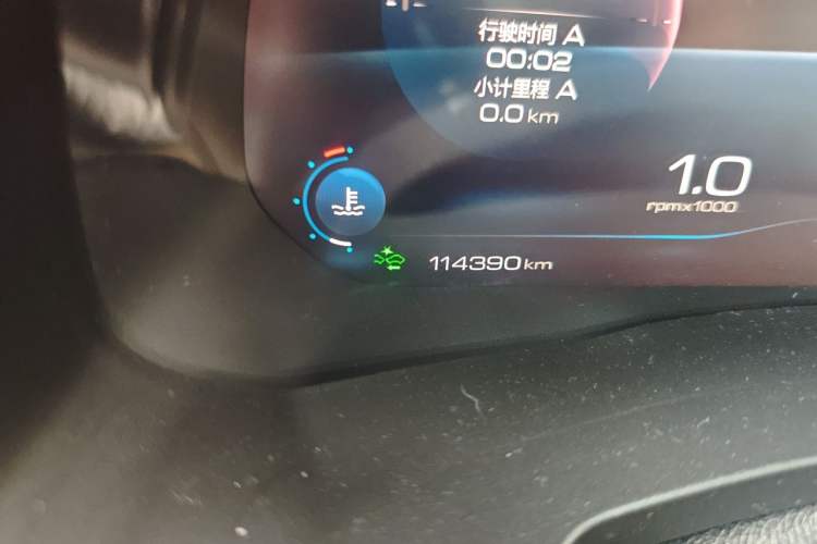 Used Haval F7x 2019 2.0T Two-Wheel Drive Intelligent Technology Edition Odometer Close Up