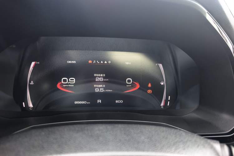 Used Haval F7x 2019 1.5T Two-Wheel Drive Smart & Trendy Edition Odometer Close Up
