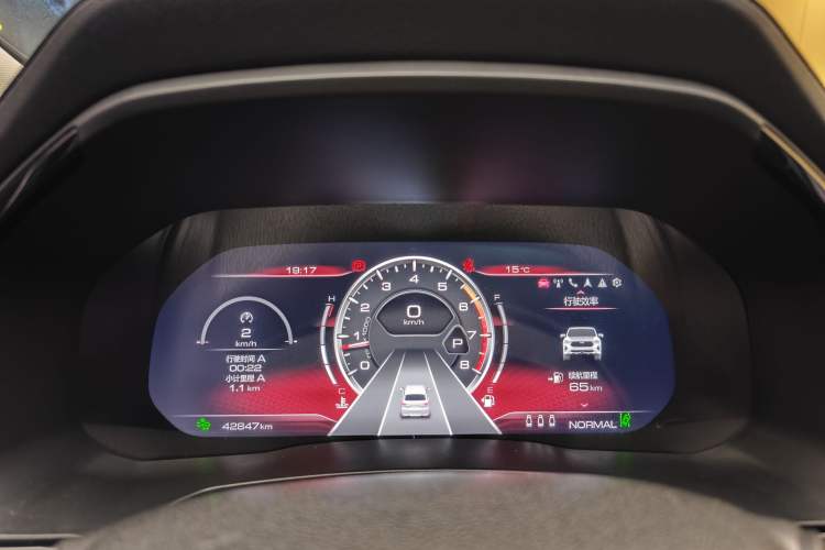 Used Haval F7x 2019 2.0T Two-Wheel Drive Intelligent Technology Edition Odometer Close Up