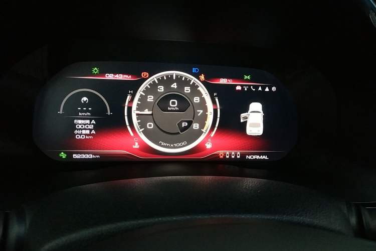 Used Haval F7x 2019 2.0T Two-Wheel Drive Intelligent Technology Edition Instrument Cluster