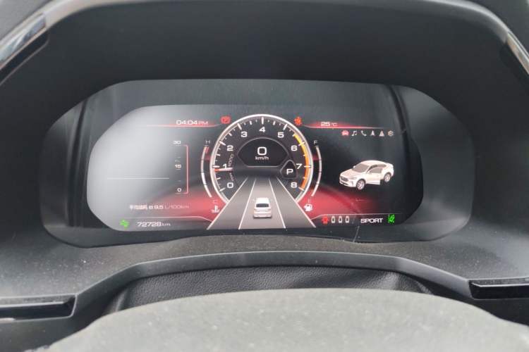 Used Haval F7x 2019 2.0T Two-Wheel Drive Intelligent Technology Edition Instrument Cluster