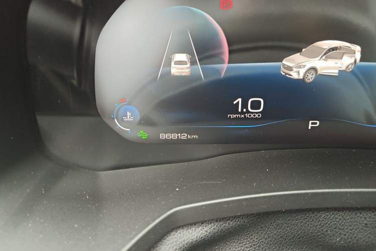 Used Haval F7x 2019 2.0T Two-Wheel Drive Intelligent Technology Edition Odometer Close Up