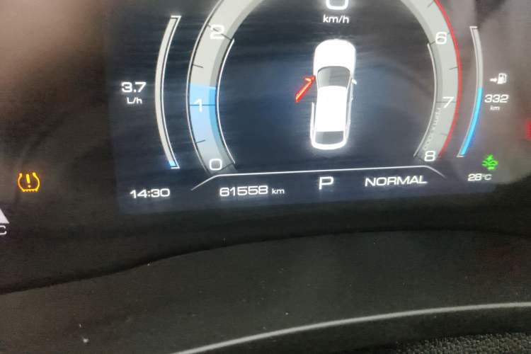 Used Haval F7x 2019 1.5T Two-Wheel Drive Smart & Trendy Edition Odometer Close Up