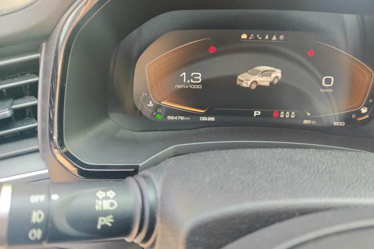 Used Haval F7x 2019 1.5T Two-Wheel Drive Intelligent Technology Edition Odometer Close Up