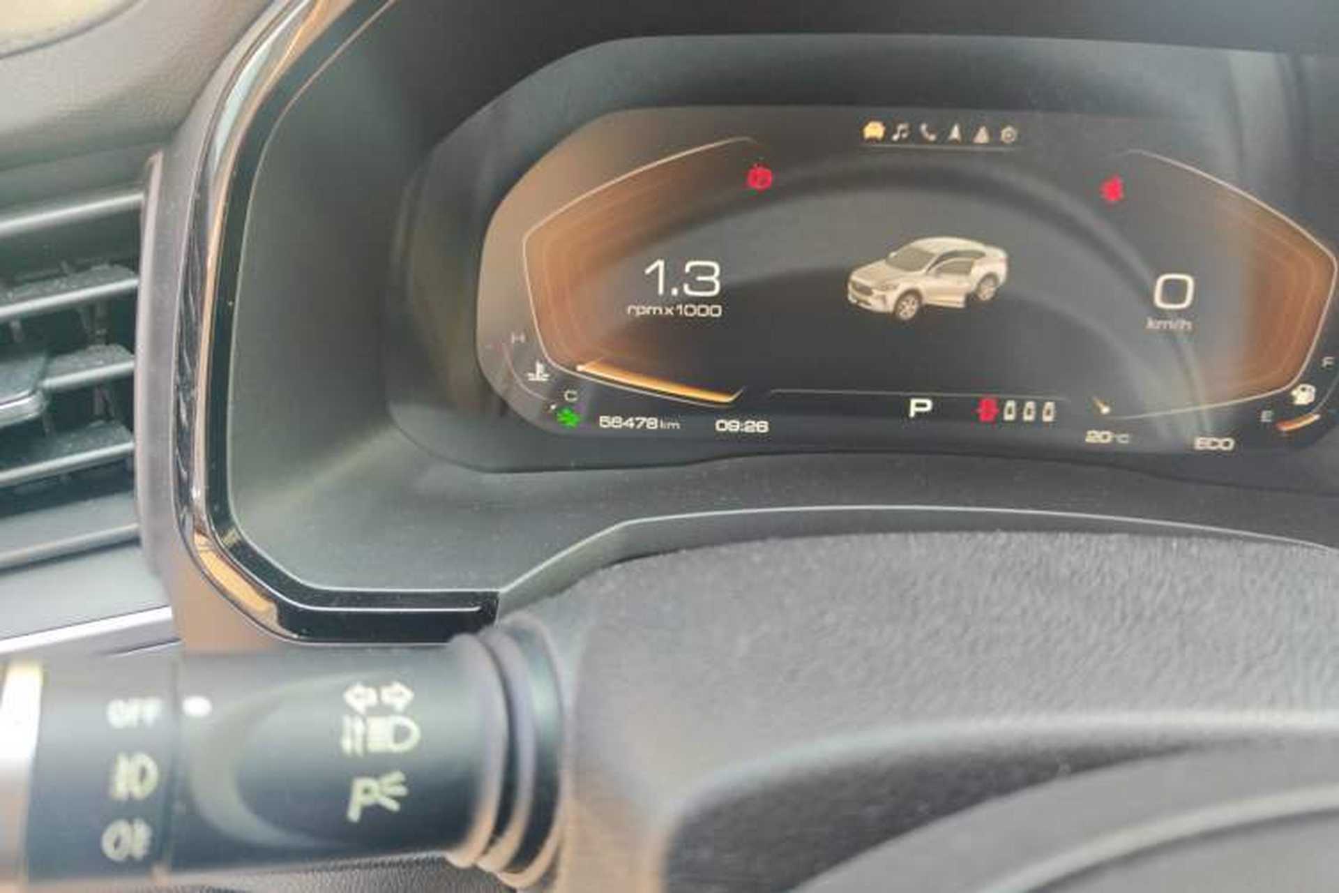 Used Haval F7x 2019 1.5T Two-Wheel Drive Intelligent Technology Edition Odometer Close Up