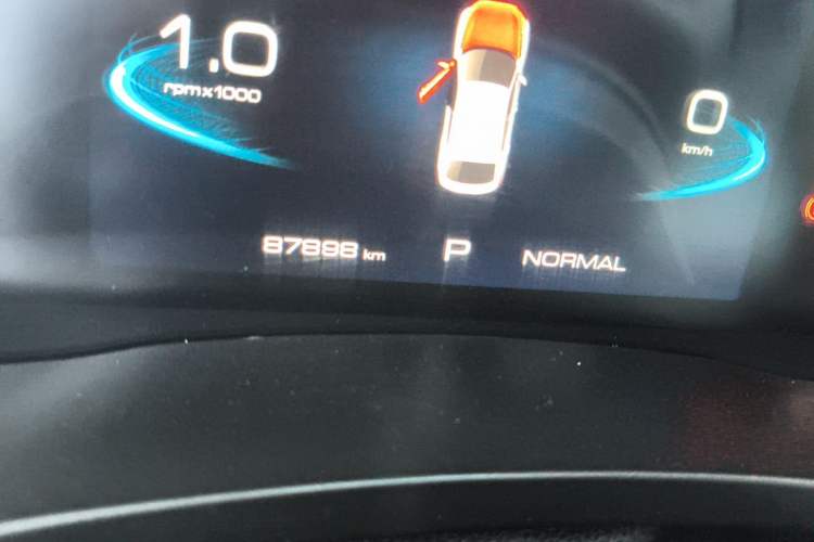 Used Haval F7x 2019 1.5T Two-Wheel Drive Smart & Trendy Edition Odometer Close Up