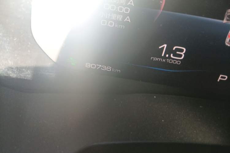 Used Haval F7x 2019 1.5T Two-Wheel Drive Intelligent Technology Edition Odometer Close Up