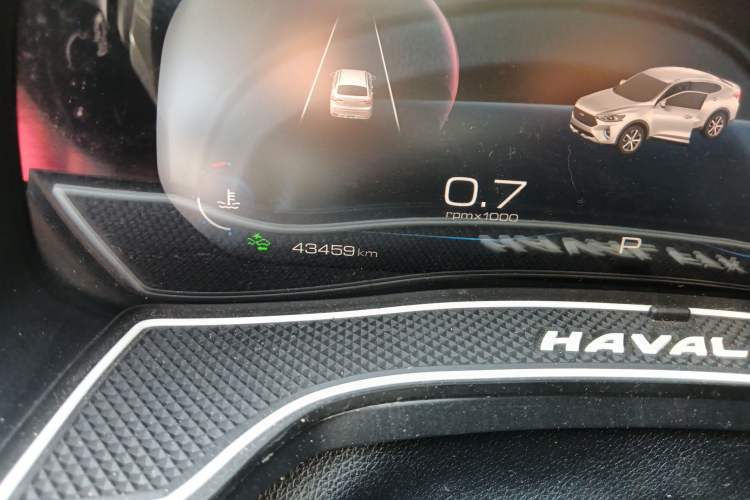 Used Haval F7x 2019 2.0T Two-Wheel Drive Intelligent Technology Edition Odometer Close Up