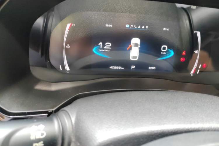 Used Haval F7x 2019 1.5T Two-Wheel Drive Smart & Trendy Edition Odometer Close Up