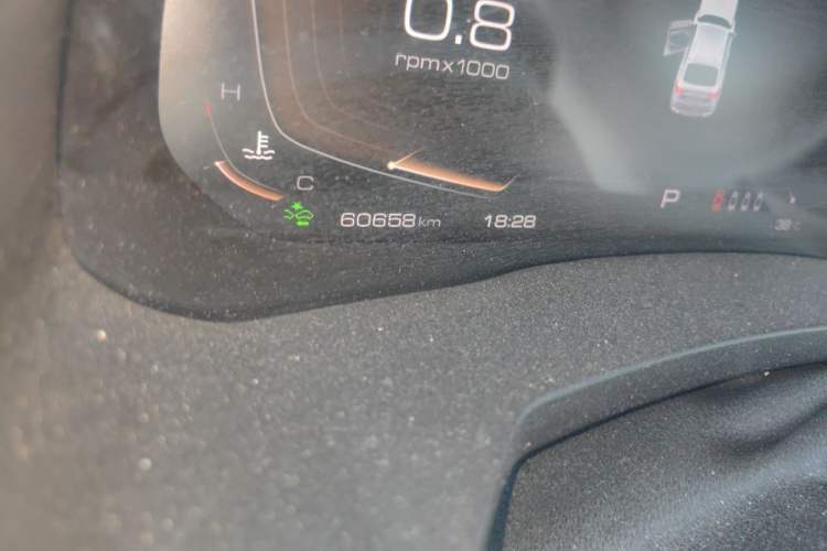 Used Haval F7x 2019 2.0T Two-Wheel Drive Intelligent Technology Edition Odometer Close Up