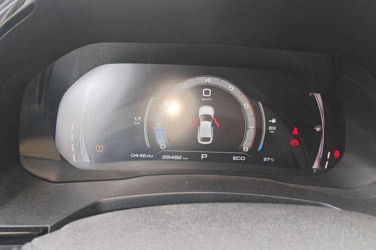 Used Haval F7x 2019 1.5T Two-Wheel Drive Smart & Trendy Edition Odometer Close Up