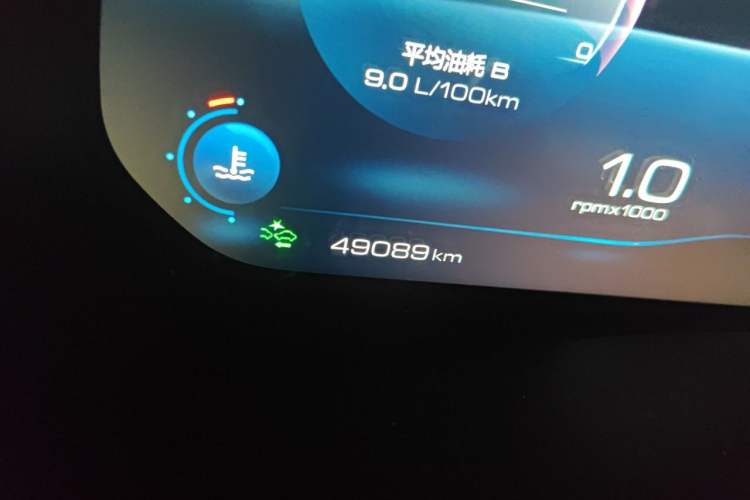 Used Haval F7x 2019 1.5T Two-Wheel Drive Intelligent Technology Edition Odometer Close Up