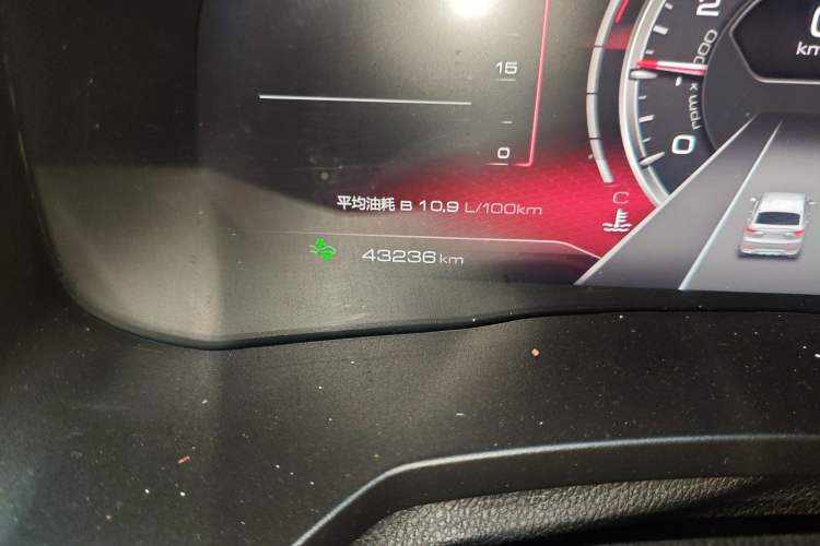 Used Haval F7x 2019 1.5T Two-Wheel Drive Intelligent Technology Edition Odometer Close Up
