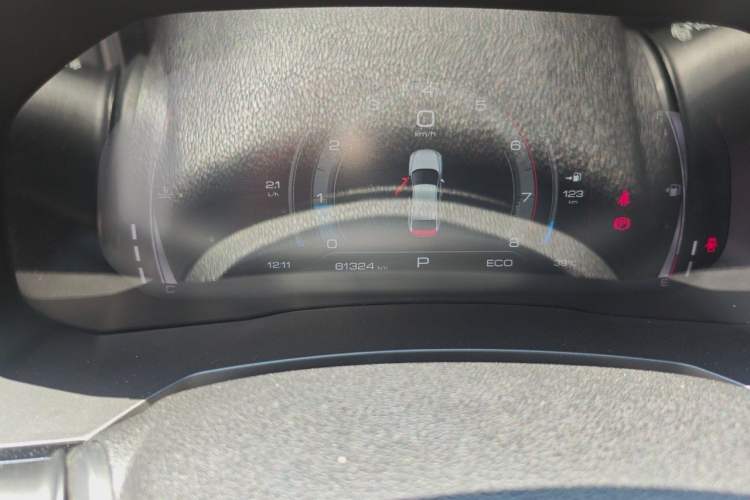 Used Haval F7x 2019 1.5T Two-Wheel Drive Smart & Trendy Edition Odometer Close Up