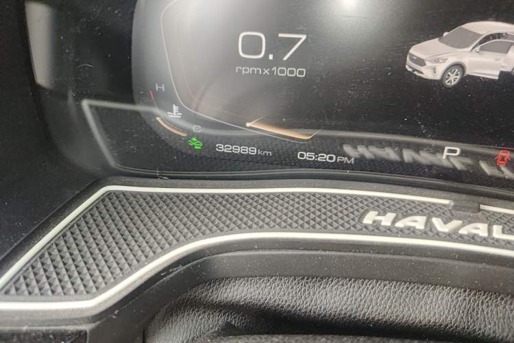 Used Haval F7x 2019 2.0T Two-Wheel Drive Intelligent Technology Edition Odometer Close Up