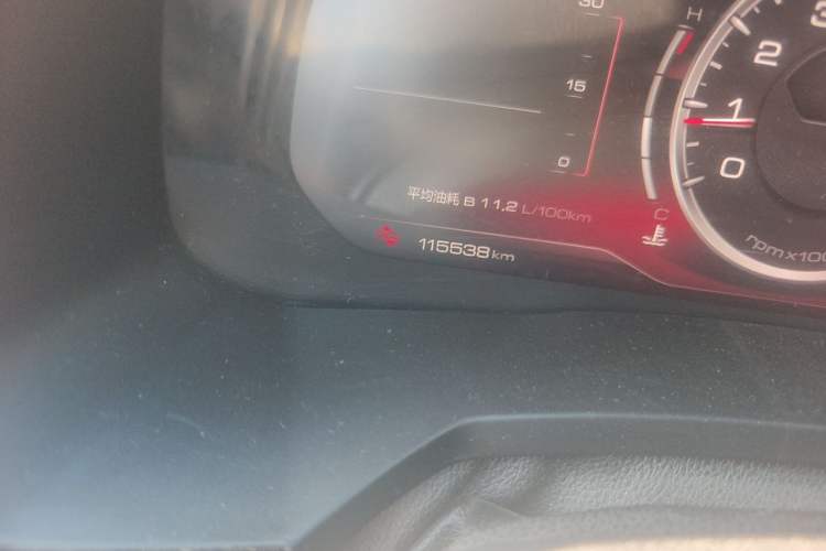 Used Haval F7x 2019 2.0T Two-Wheel Drive Intelligent Technology Edition Odometer Close Up