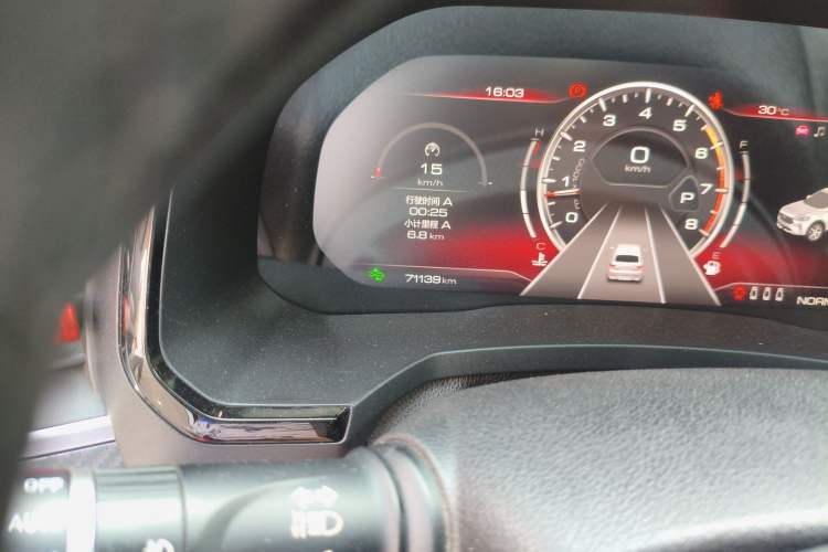 Used Haval F7x 2019 2.0T Two-Wheel Drive Intelligent Technology Edition Odometer Close Up