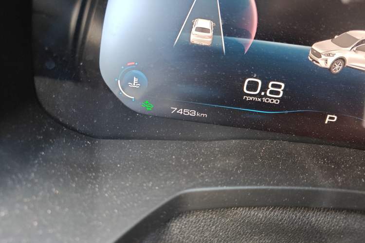 Used Haval F7x 2019 1.5T Two-Wheel Drive Intelligent Technology Edition Odometer Close Up
