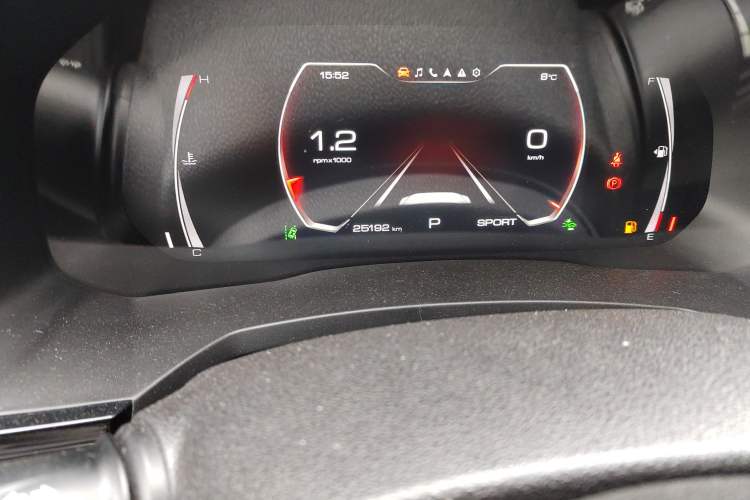 Used Haval F7x 2021 1.5T Two-Wheel Drive Smart & Trendy Edition Odometer Close Up